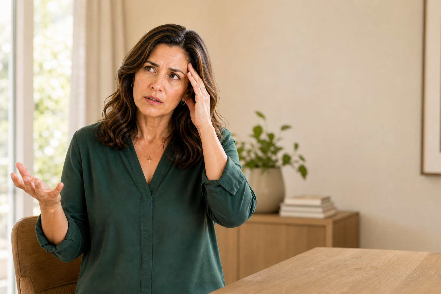 Woman feeling overwhelmed by new aged care payment questions